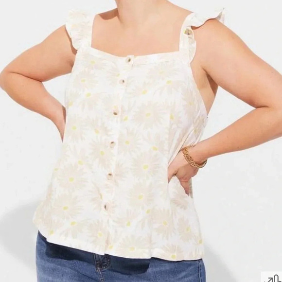 TORRID FLORAL BLOUSE - Picture 2 of 9